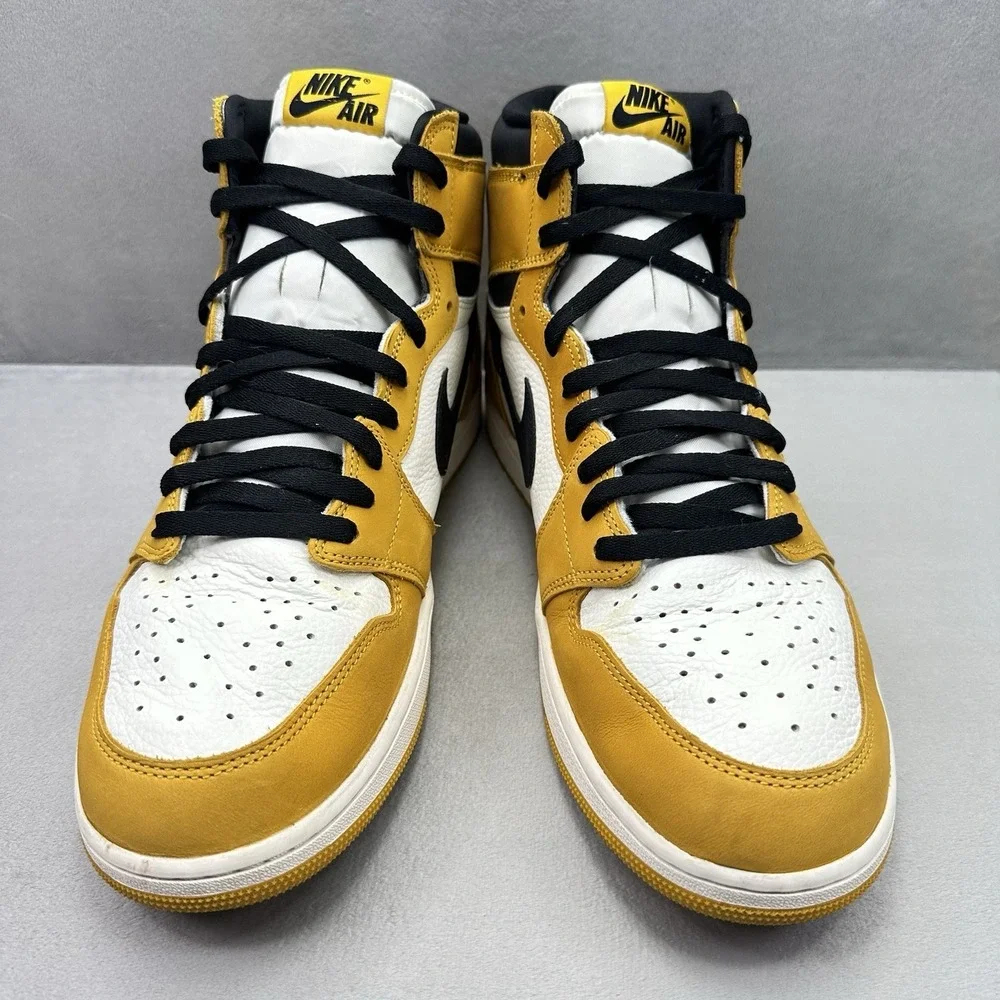 Mens Size 16 Nike Air Jordan 1 Retro High OG Yellow Ochre Shoes DZ5485-701